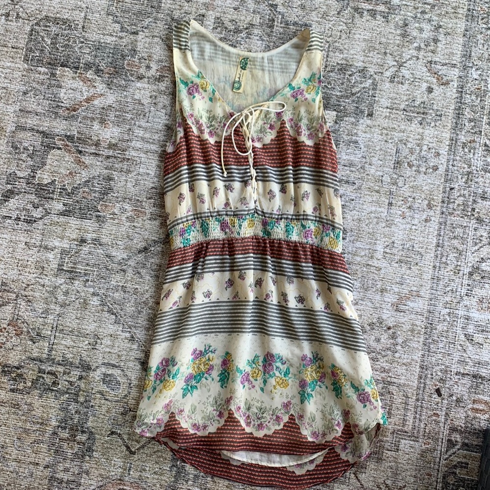 Free People silk-like dress